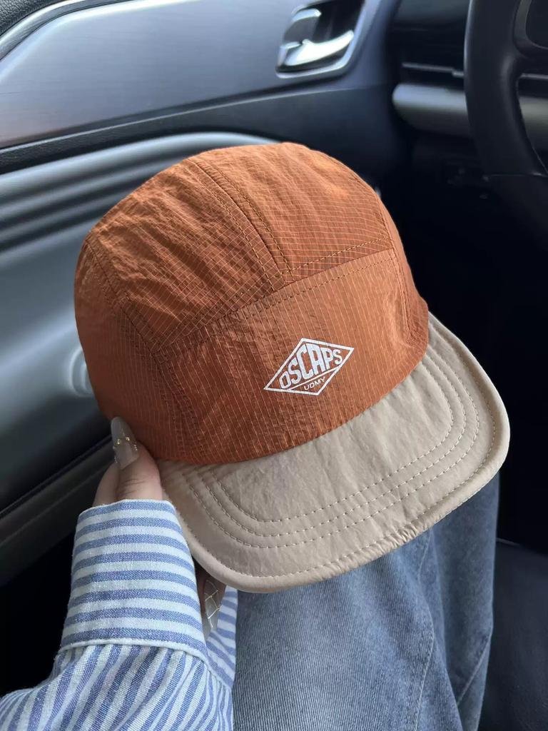 Fashion Hat contrasting color quick-drying short-brimmed baseball cap for men and women in summer outdoor light and breathable sunshade and sun protec