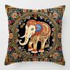 Bohemian Elephant Throw Pillow Cover Vintage Printed Decorative Cushion Cover Fashion Sofa Bed Car Home Decor Pillowcase