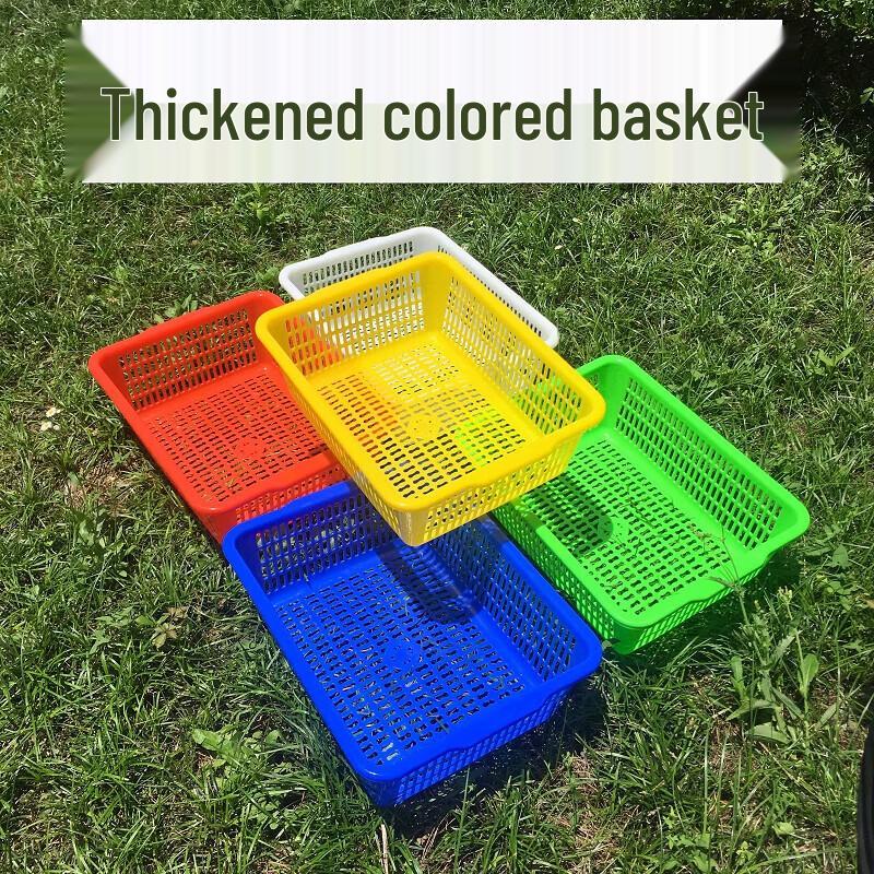 FATTBAO Outdoor Plastic Storage Basket and Drainer