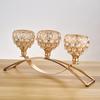 Candle Stand Decorative Reusable Faux Crystal Great Europe Style Wedding Decoration