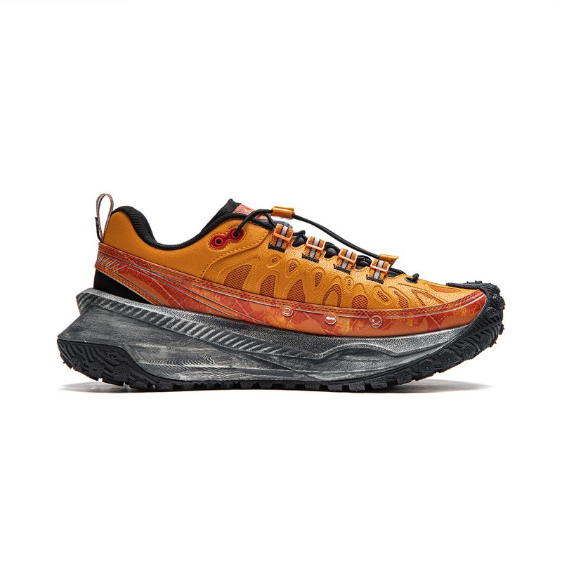 Li Ning Youxia CRC Trend Sports Low-Top Casual Shoes Unisex Casual Shoes Malt-Orange AZGU083-3