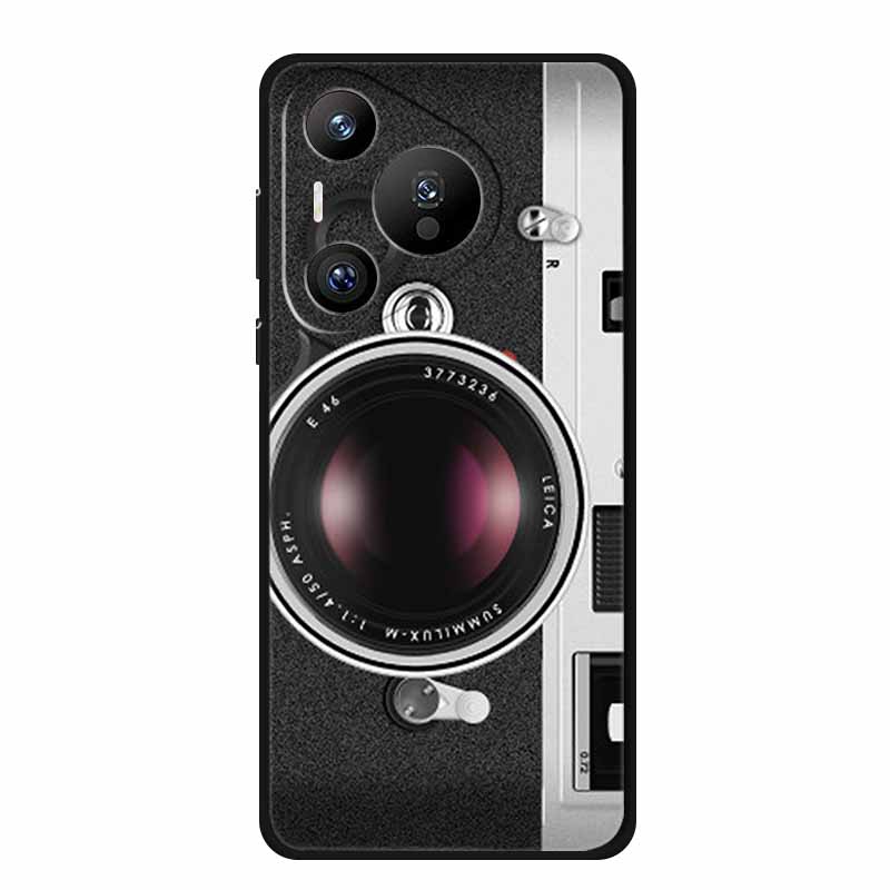 For Huawei Pura 70 Pro Case Pura70 Pro Plus Coque Black Silicone Soft Back Cover For Huawei Pura 70 Ultra Phone Case Funda Shell