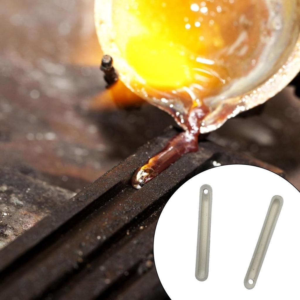 Robust kvartskigel smältbåt värmebeständig hög renhet tillbehör för smyckestillverkningsverktyg och hantverksmaterial