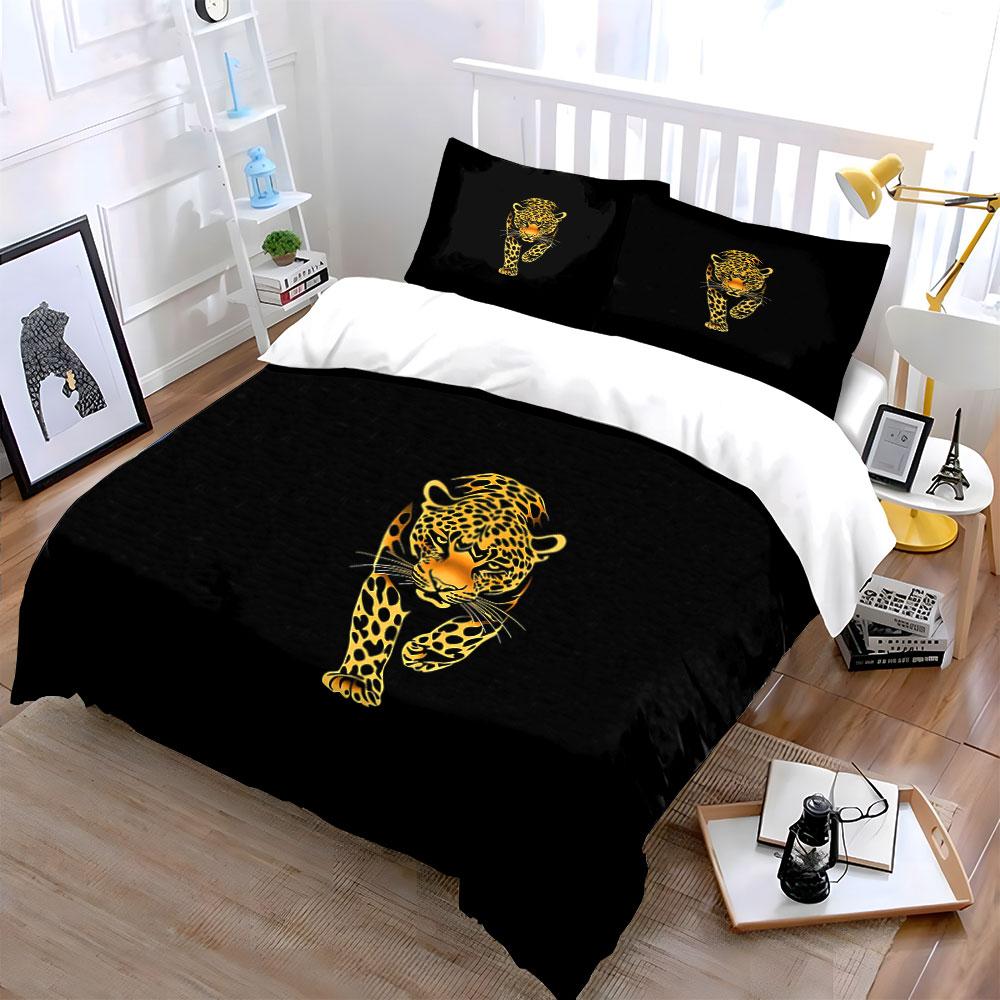 "Fierce Elegance Unleashed." Bedding Sets Duvet Covers Pillowcases(1* Duvet Cover 2* Pillowcases Without Duvet Insert)
