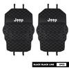 For Jeep Leather Car Interior Seat Anti Kick Pad Seat Backrest Mat Grand Cherokee Wrangler JK Renegade Gladiator Compass AKN1