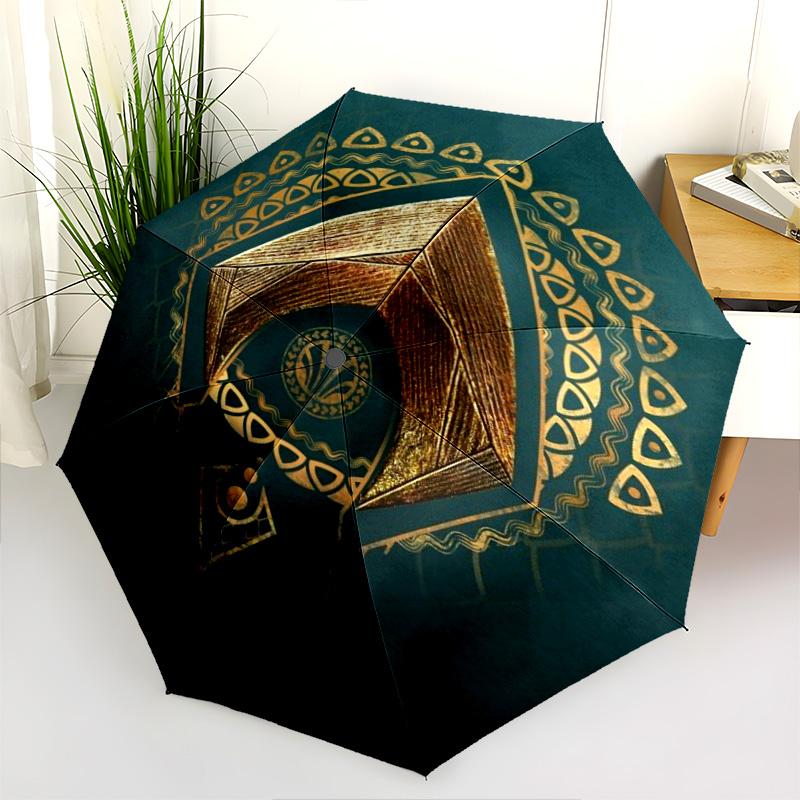 Aquaman Ocean Kingdom Saga Folding Umbrella Umbrella Suitable For All Seasons Travel Umbrella Outdoor Travel