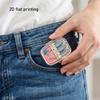 1Pc Retro Sardine‑Can Pattern Metal Pill Box, 2‑Compartment Portable Pocket Storage Case for Pills, Vitamins, Travel Gift