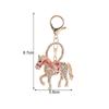 Crystal Horse Rhinestone Metal Key Chains Holder Handbag Pendant Fashion Keyrings Keychains For Car Best Gift