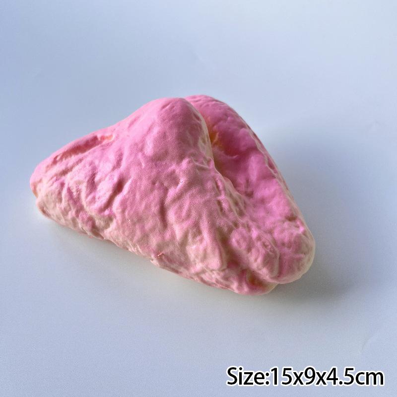 Soft Slow Rebound Squishy Pu Simulation Croissant Toast Puff Pastry Stress Relief Toy Anti-Stress Ornament Desk Accessories