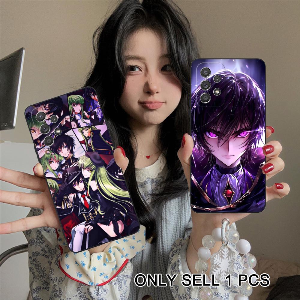 Anime Lelouch Phone Case for Samsung Galaxy A56 55 54 53 52 51 36 35 34 23 16 15 5G Soft TPU Shockproof Cover