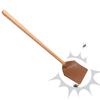 Battamosche in Pelle con Manico Lungo in PU Battamosche Robusto Battamosche Portatile con Foro per Sospensione per Casa Soggiorno