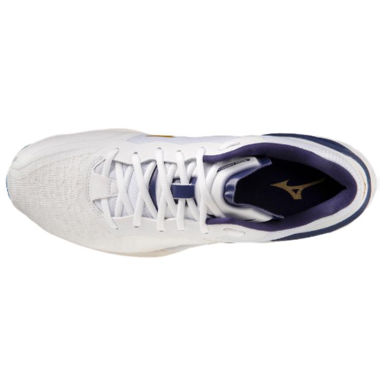Mizuno Wave Stealth Neo Comfortable Simple Non-Slip Wear-Resistant Low-Top Training Shoes Unisex Sneaker White Platinum X1GA200043