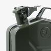 Steel Fuel Storage Container with Ergonomic Handle High Capacity Metal Jerry Can Leak Proof Spout for Home & Workshop