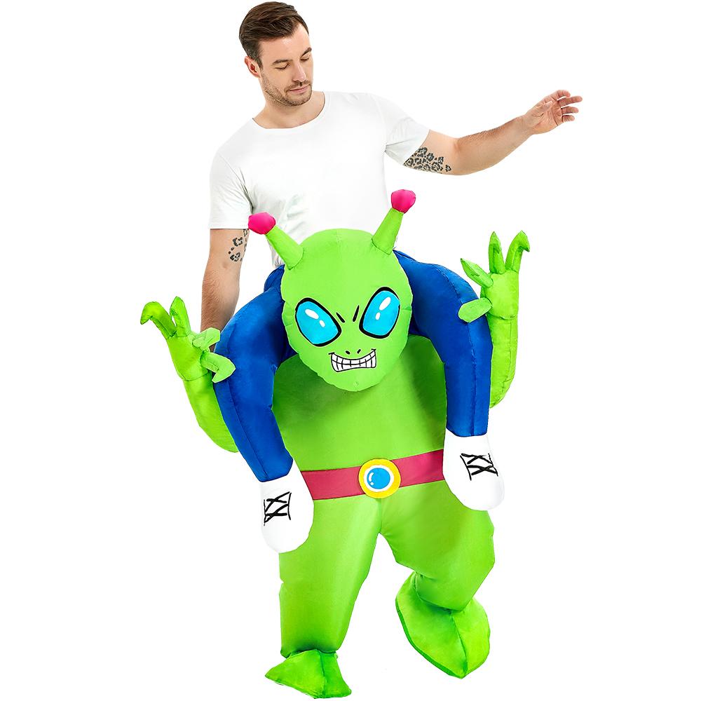 Funny ET Alien Inflatable Costume Dress Suit Boy Girl Adult Purim Carnival Halloween Anime Party Cosplay Costumes Birthday Gift