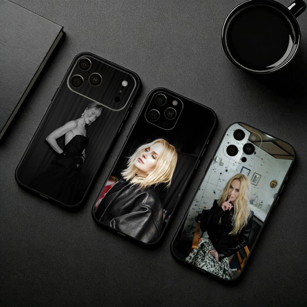 Actress Nicole Mary Kidman Phone Case For iPhone 17pro, 16,15,14,13,12,11 X XR Plus,Others Soft Black Cover