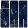 Soft TPU Phone Case For Samsung Galaxy S25 S24 S23 S22 S21 Ultra S20 FE 5G S10 S10E Plus Killer Whale Orca Black Cover