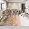 Modern Home Pink Carpets Living Room Decoration Marble Carpet Light Luxury Sofa Area Foot Mat Bedroom Bedside Cloakroom Soft Rug