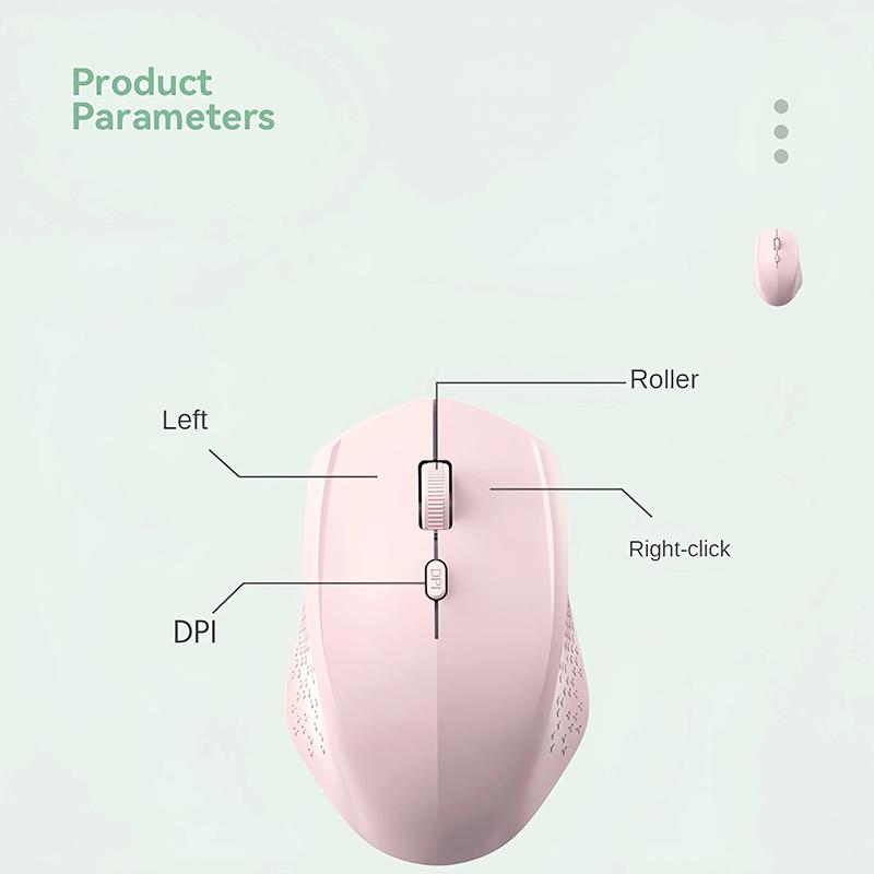 Dual-Modus 2.4G Drahtlose Bluetooth 5.2 Maus Leise Maus Wiederaufladbare Gaming-Maus 1600DPI Mäuse für Laptop-Computer Win Mac OS