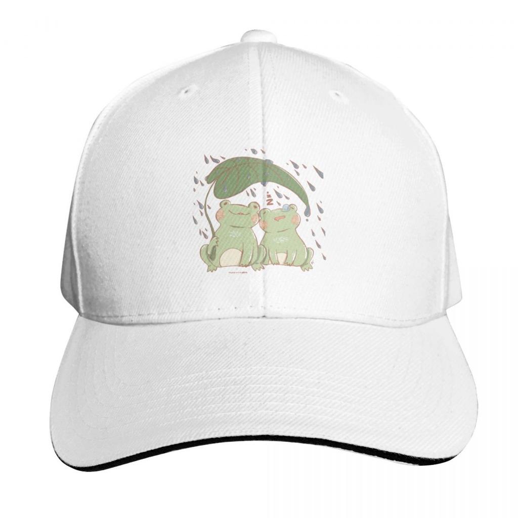 Rainy Days with Froggies Baseball Cap Fun Hats New In Hat Golf Hat Genuine Military Cap Unisex Hats Women Unisexs