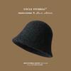 Winter Korean version of the face bucket hat Japanese Internet celebrities with the same temperament simple and elegant face cover hat
