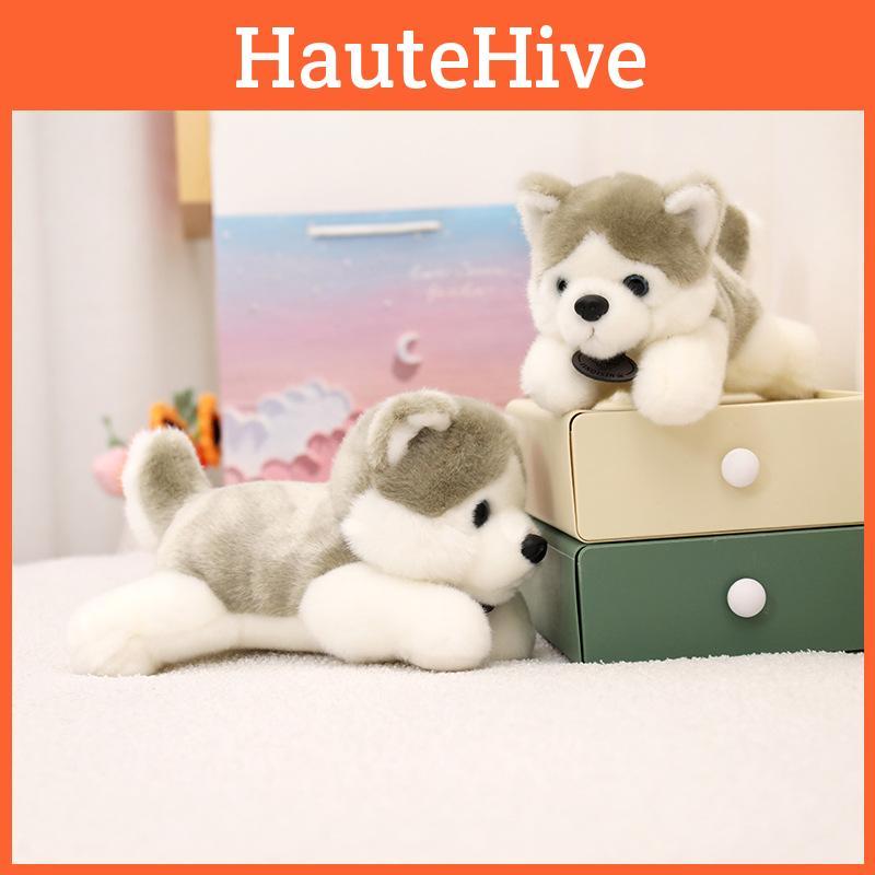 Siberian Charming Plush Husky Dog Stuffed Animal Toy Perfect For Gifts Kids