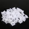 50pcs Furniture Chest Drawer Bottom Repair Fixing Mending Wedges Drawer Angle Code Bracket Fastener with Screws