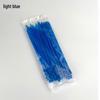 Multi-Color Nylon Zip Ties - 2x100 Pack, Small 2.4mm Wide In Blue, Red, Yellow, Green, Orange, Black, White & Pink