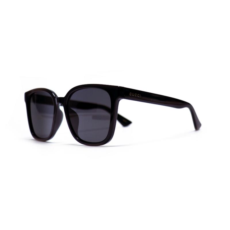 Gucci Versatile Black Frame Sunshade Polarised Plate Frame Square Sunglasses Unisex Couple Black