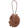 Cute Capybara Toy Keychain Charm Adorable Backpack Pendant Soft and Delicate Handmade Name Ornament for Bags Keychains