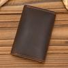 New Style Men Women Leather Coin Purse Clip Wallet For Cards Coins Real Cowhide Men's Small Purse Card Holder Clip Purse Wallets
