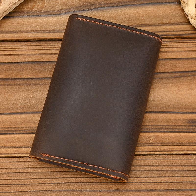 New Style Men Women Leather Coin Purse Clip Wallet For Cards Coins Real Cowhide Men's Small Purse Card Holder Clip Purse Wallets