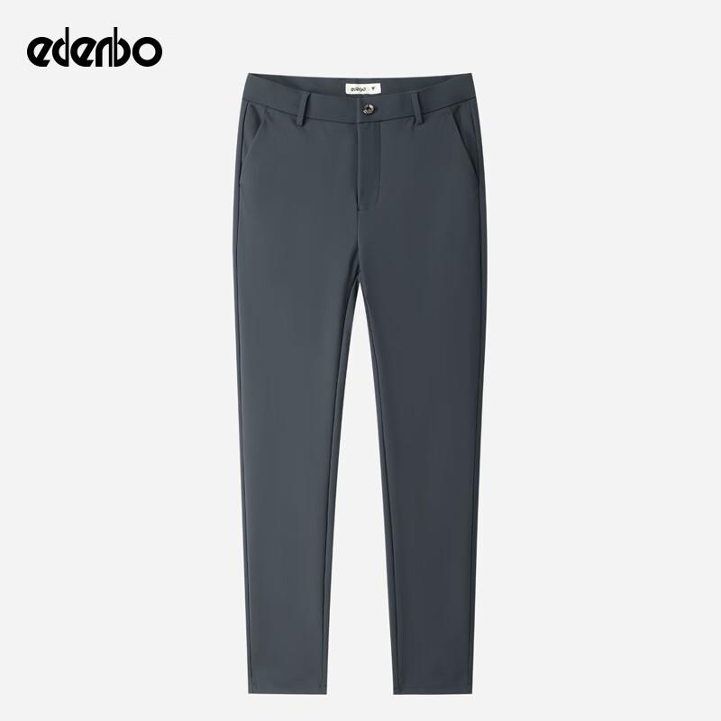 

Edenbo Men s Autumn/Winter Straight-Leg Casual Business Trousers 34