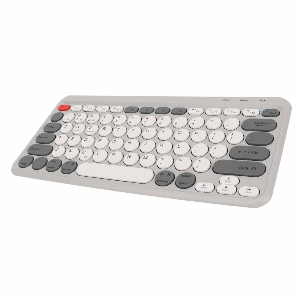 Compact Round Keycaps   Keyboard Wireless   2.4G Dual Mode Portable Slim Keyboard for   for   for