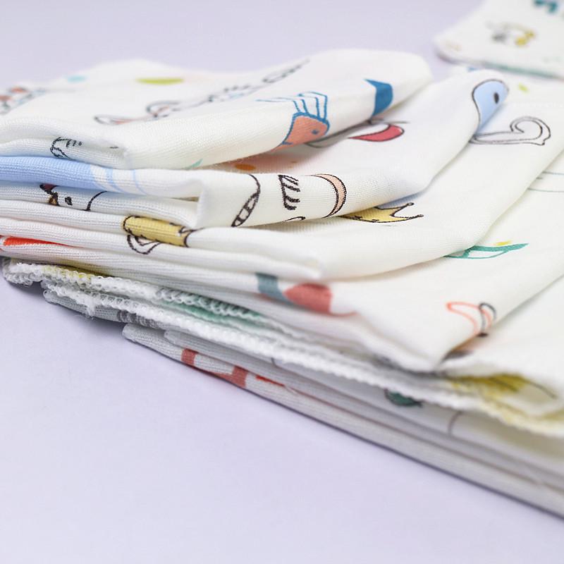 High-Density 30x30cm Double-Layer Printed Cotton Gauze Handkerchief, Washcloth, Nursing Cloth, Drool Cloth, Combed Cotton Towel.
