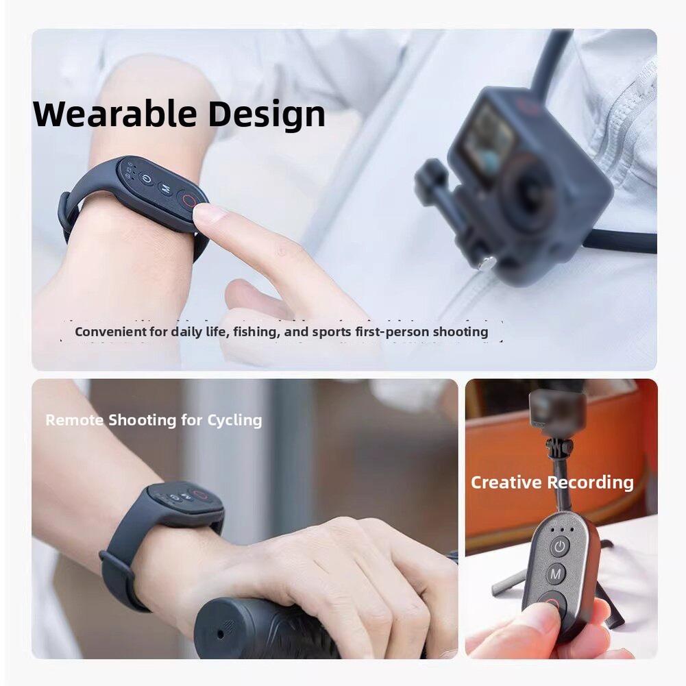 Actiecamera Afstandsbediening Voor DJI & Voor Insta360 Voor Go Pro Veelzijdige Vingertop Afstandsbediening Met Polsband Camera Accessoires