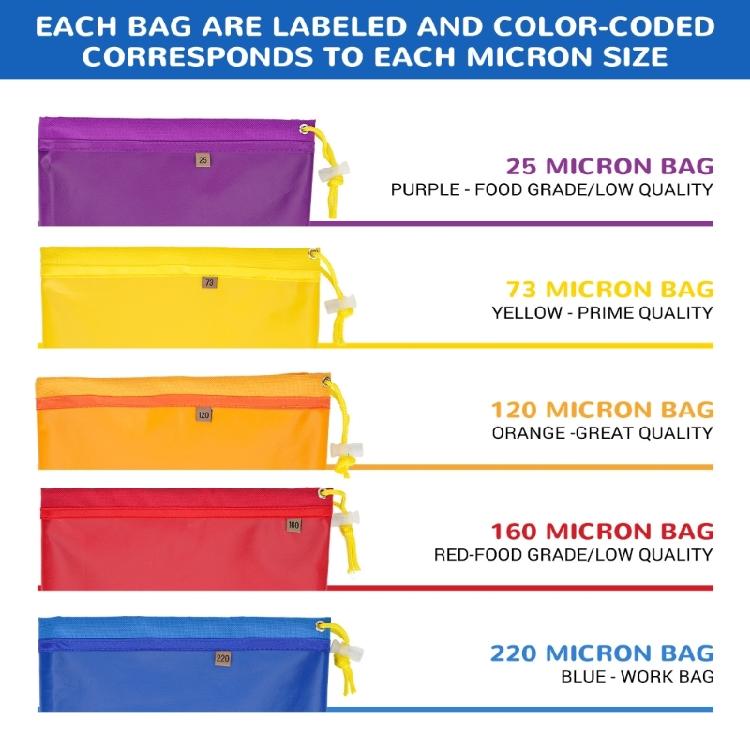 Upgrades 5 Option Filter Bags 5 Gallon Capacity Double Stitches Fabric for Strong Brewing Plant