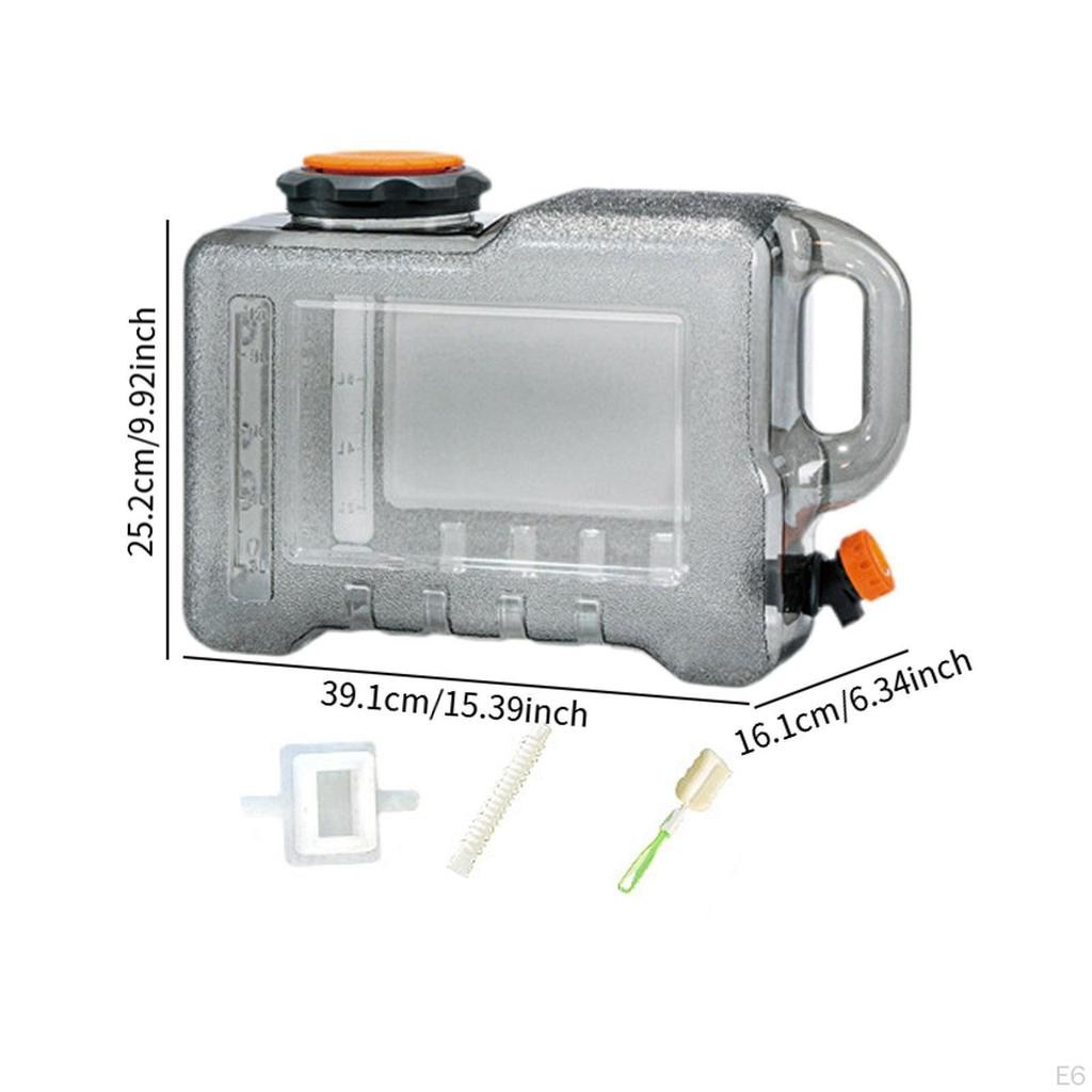 Wasserbehälter Getränkespender mit Zapfhahn Aufbewahrungsbehälter für Autofahren