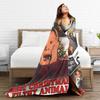 Home Alone  Merry Christmas Blanket  Camping Flannel Throw Blanket For Living Room Super Warm Custom Quality Bedspread Gift