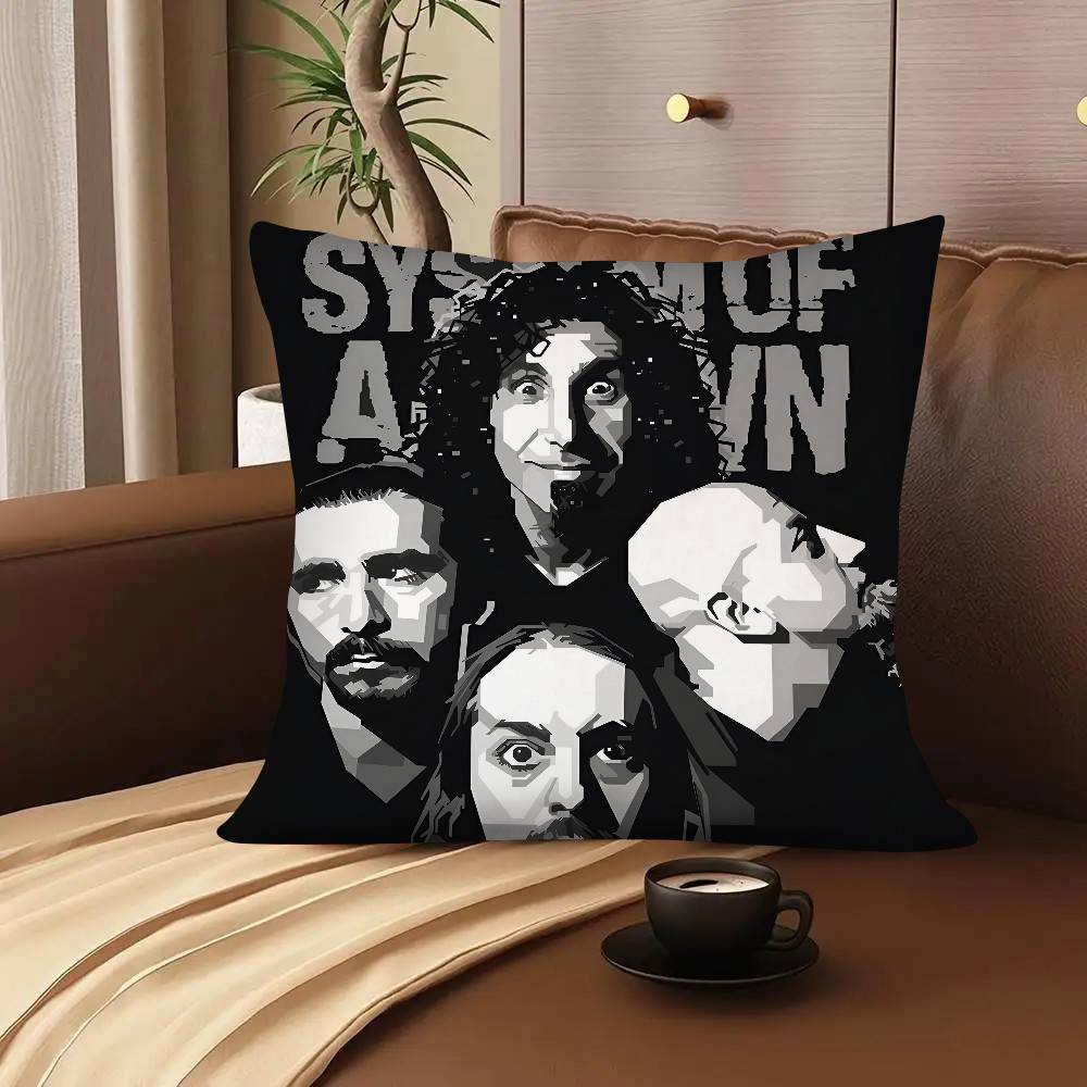 S-System Of A D-Down Band Pillow Case Square Pillow Bedroom Sofa Leisure Comfort Cushion Car Living Room Home Decoration