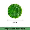 10 Pcs Set Reusable Banana Leaf Placemats Table Decoration Heat Resistant Drink Cup Coasters Faux Pad Dining Steak Plate Mats