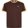 T-shirt Rayé à Manches Courtes et Col Rond en Maille Originals Cali Hommes Hauts KT7766