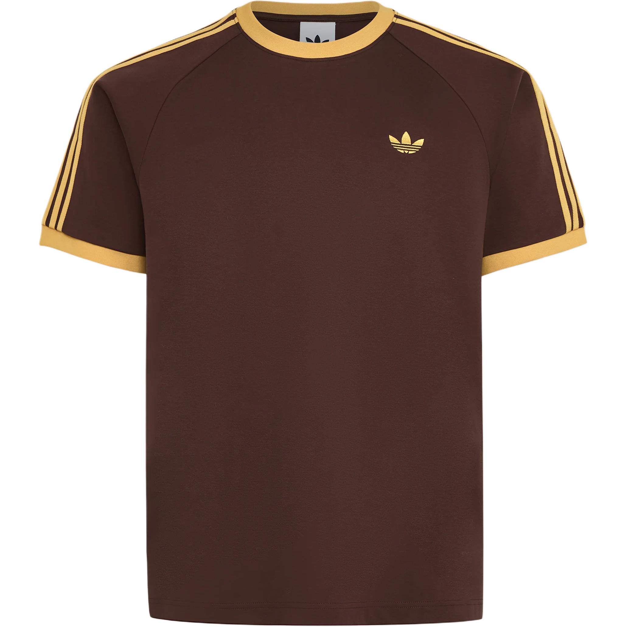Adidas Originals Cali Knitted Striped Crew Neck Short Sleeve T-Shirt Men Tops KT7766 XS
