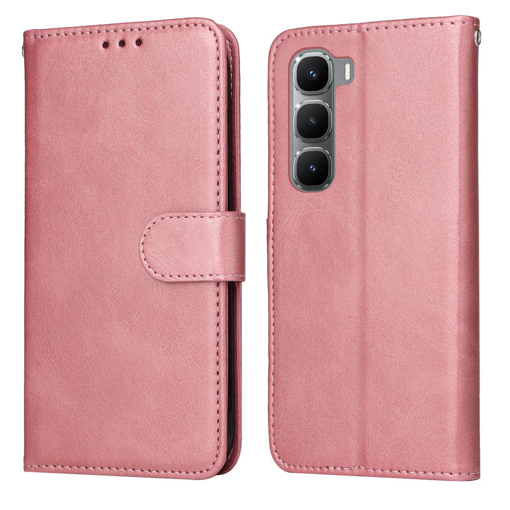 For Infinix Hot 60 Pro 4G Case Wallet PU Leather Folio Flip Phone Cover