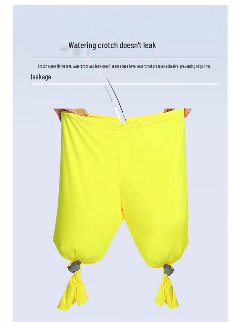 High-Visibility Reflective Rain Pants for Traffic and Patrol Safety