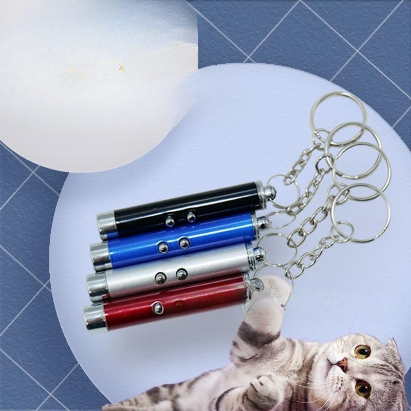 LED Laser Cat Toy Stick, Laser Pen, Red Dot Cat Toy Pen, Cat Interactive Toy with Electronic LED Interactive Stress Relief