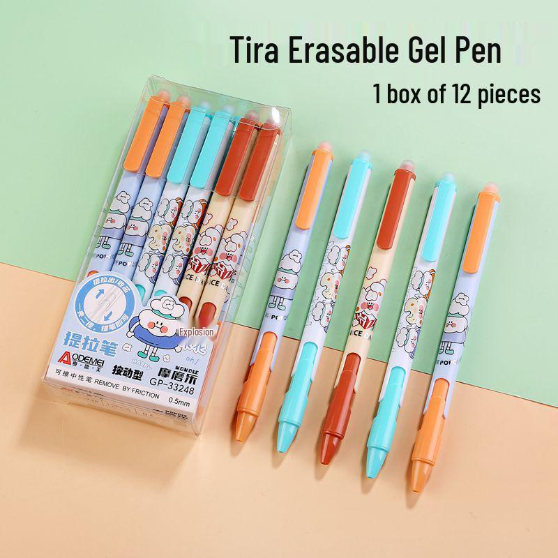 

Old Model 0.5mm Fine Tip Erasable Gel Pen - Crystal Blue & Carbon Black Crystal Blue [Box of 12]