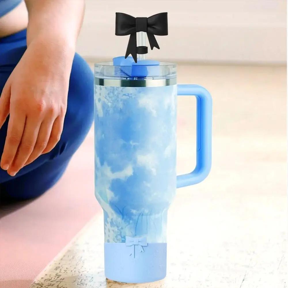 5pcs 10mm Straw Covers Cap Dust Proof Drinking Dust Plugs  For Cup Accessories