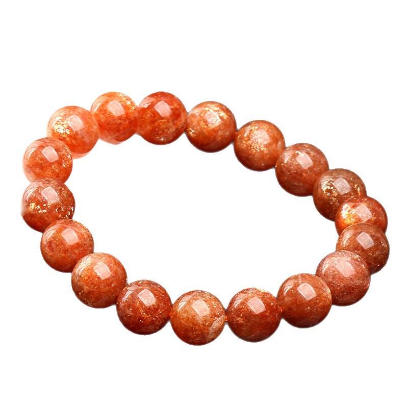 Hongchu Crystal Natural7A Premium Golden Strawberry Crystal Bracelet Fashionable Golden Sun Bead Bracelet