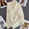 Women's Casual Solid Color Three-quarter Sleeve Pocket Shirt  Jacket