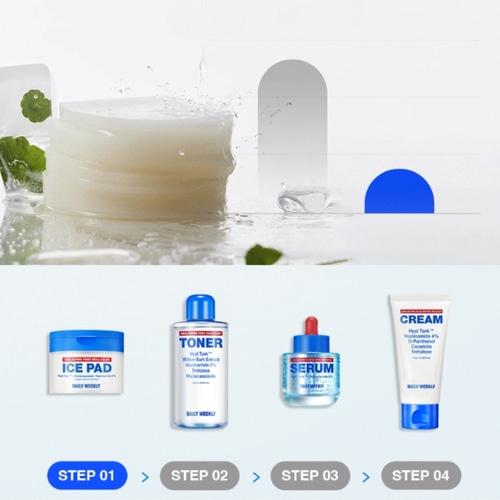 DAILY WEEKLY Cool Lasting Your Well-Calm Ice Pad 160ml 70pads